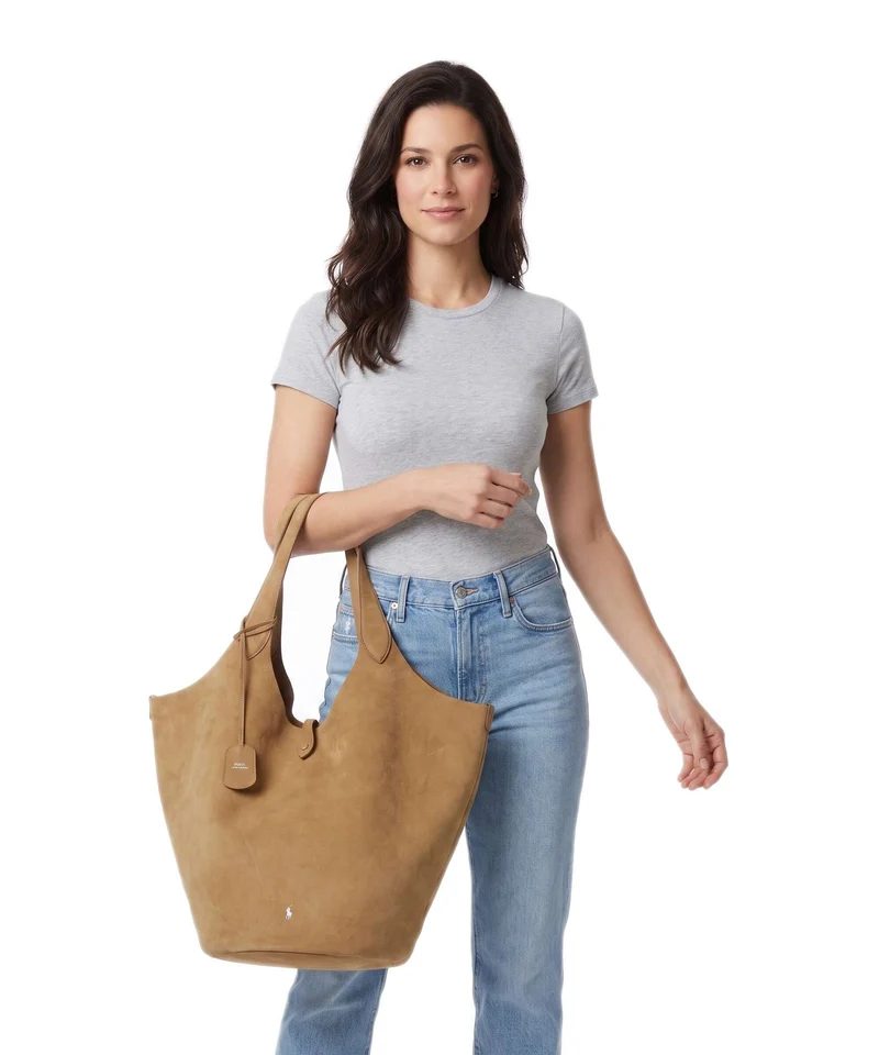 Polo Ralph Lauren Play Large Sac fourre-tout caramel