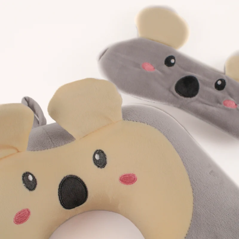 Tracker Youth Koala Neck Pillow/Mask Set